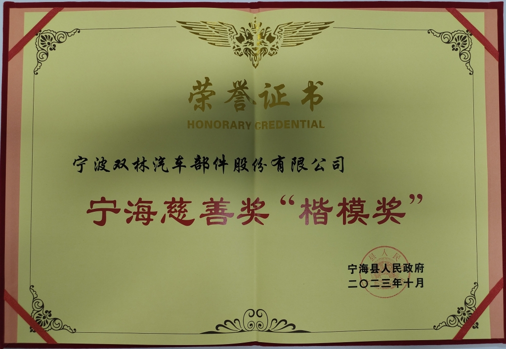 星空网官网_星空online（中国）荣获首批宁海慈善奖“楷模奖”